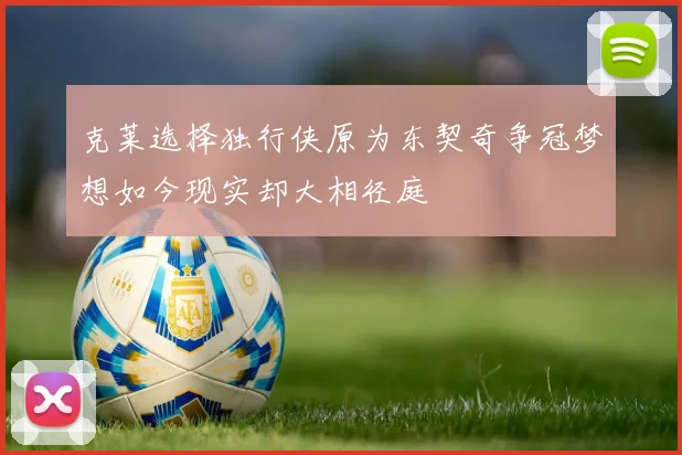 克莱选择独行侠原为东契奇争冠梦想如今现实却大相径庭
